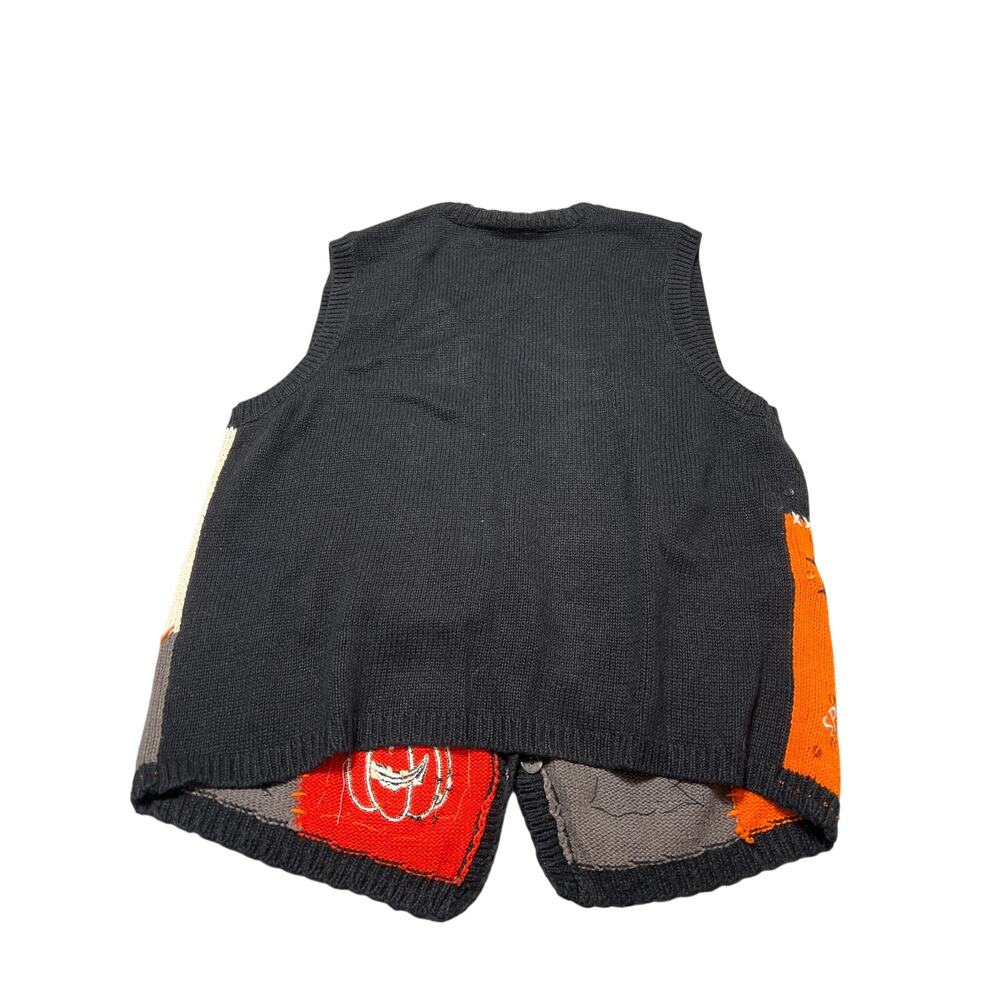 Ugly Halloween Sweater Vintage Size Medium Vest - Picture 3 of 3